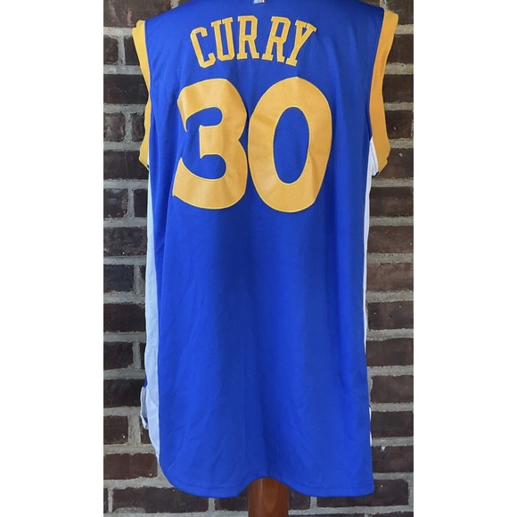 Adidas Golden State Warriors Steph Curry Stitched Jersey Size XL - Picture 7 of 9